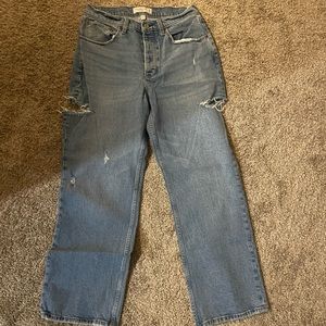 Abercrombie 90s Baggy Low Rise Curve Jeans